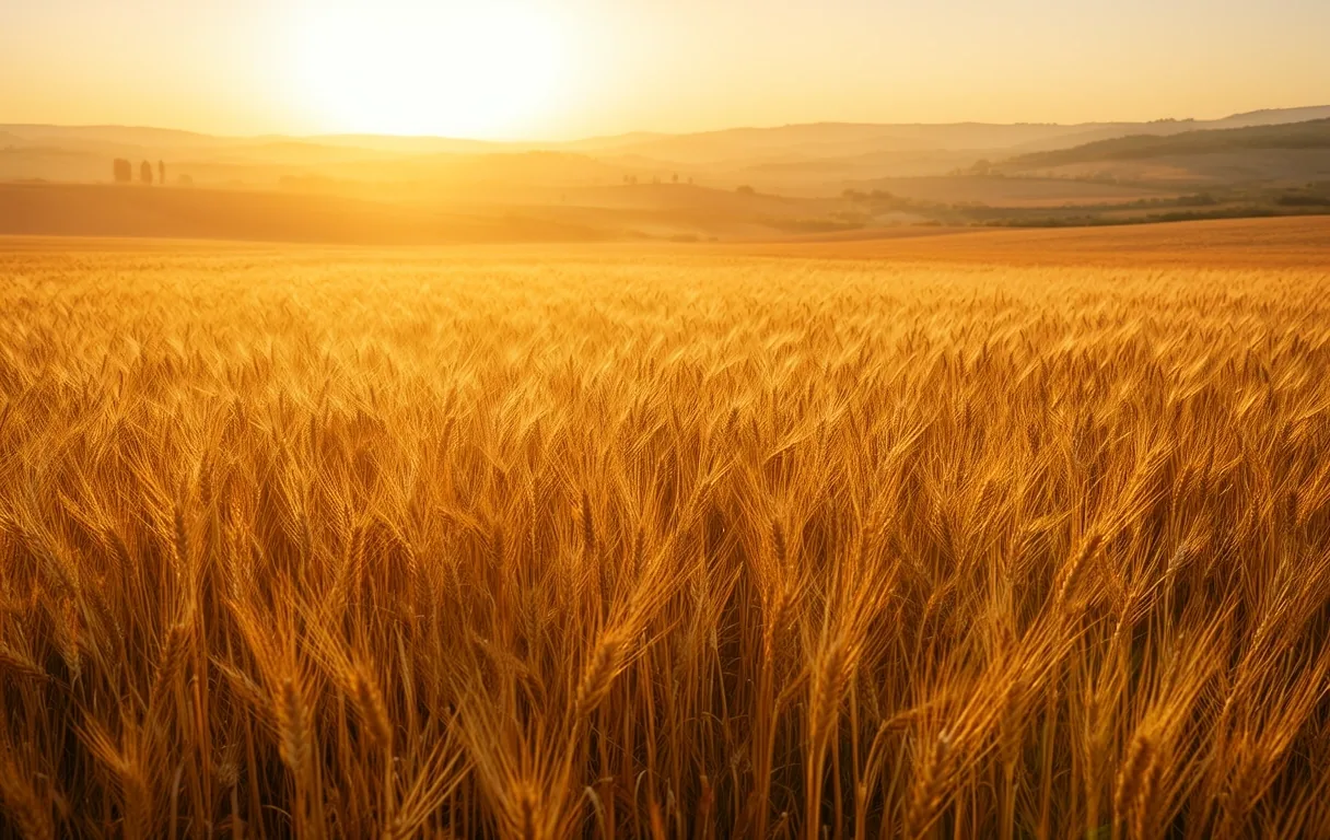 Amanecer en el campo